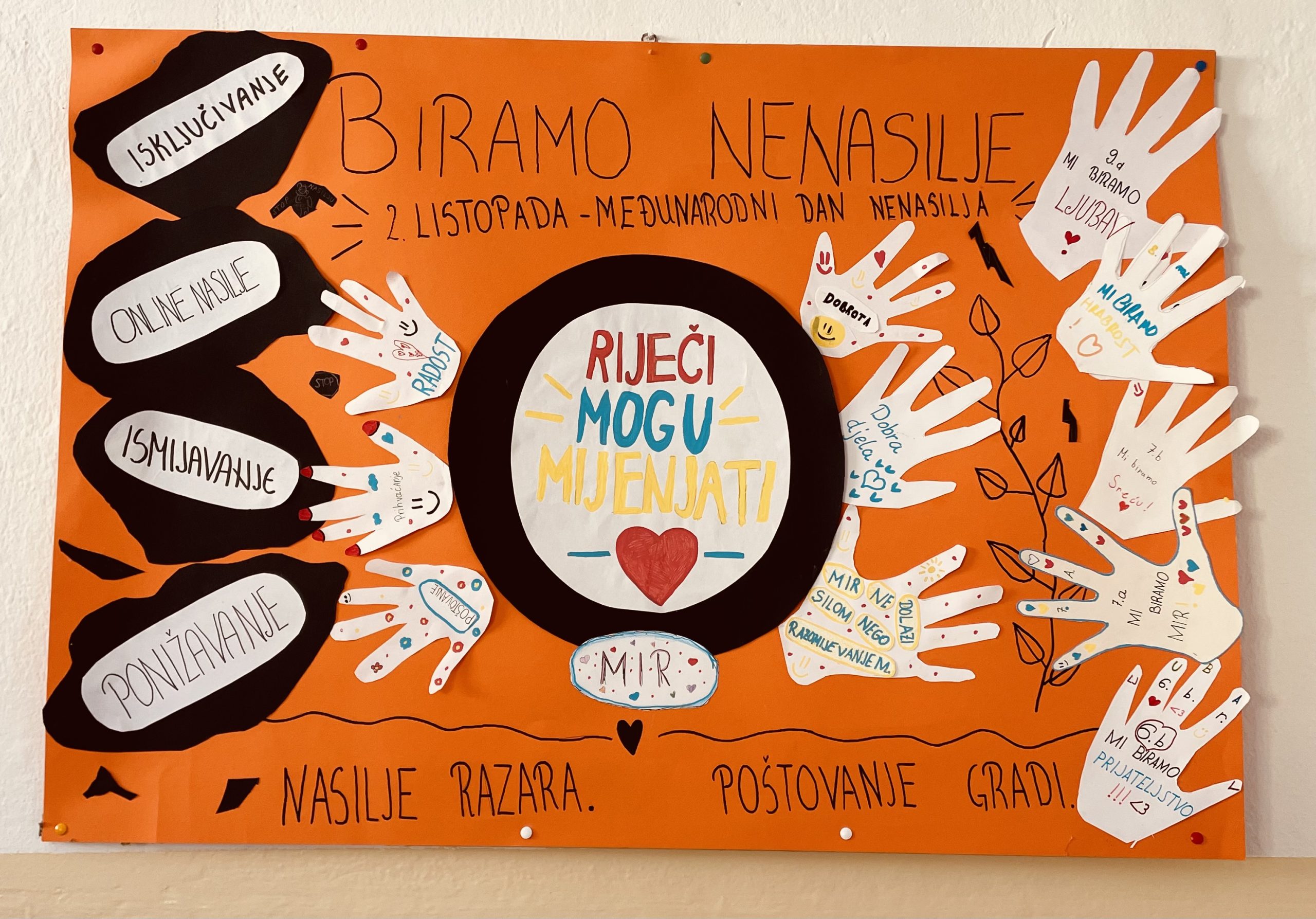 Međunarodni dan nenasilja – biramo riječi koje grade, a ne povrjeđuju